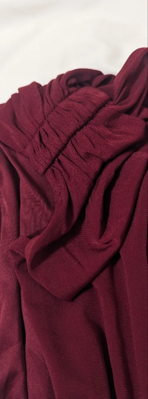 NWT Express Sleeveless Cutout Mini Dress, Color Wine Size S/P - Picture 9 of 15